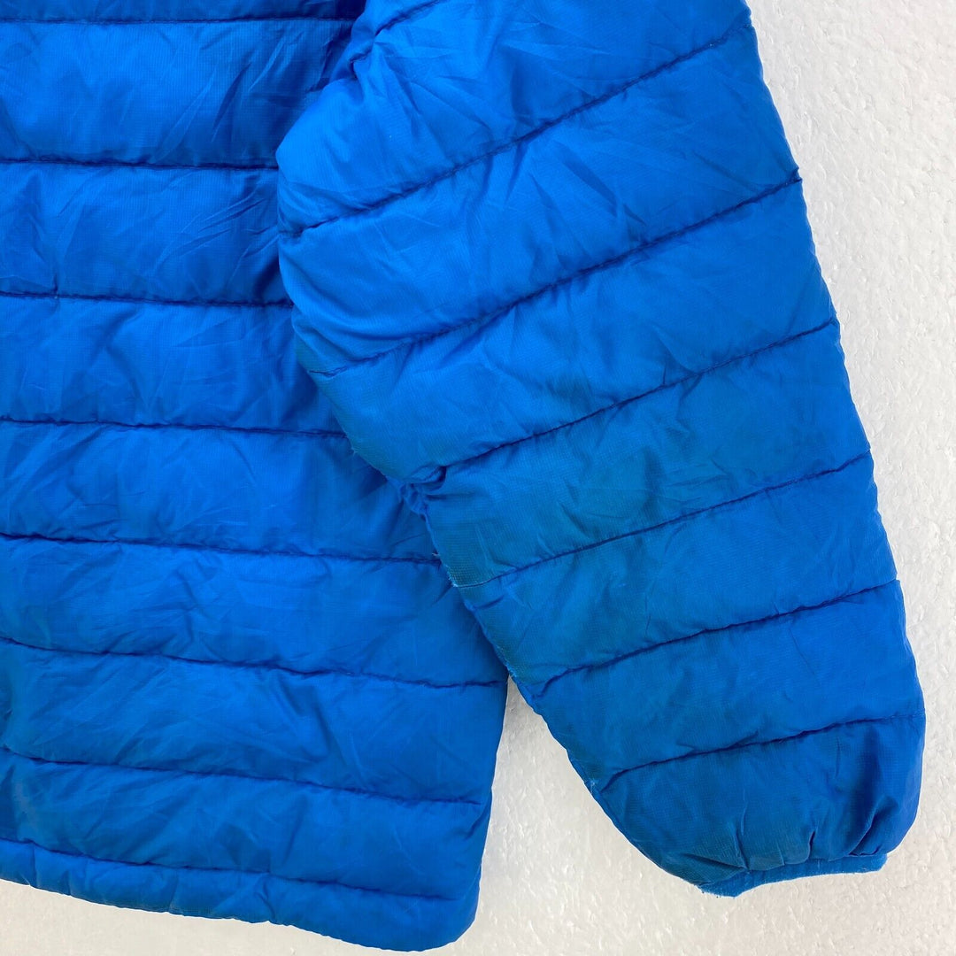 Vintage Patagonia Logo Full Zip Blue Down Puffer Jacket Size S Boys