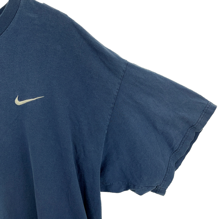 Vintage Nike USA Swoosh Logo Navy Blue T-shirt Size XL