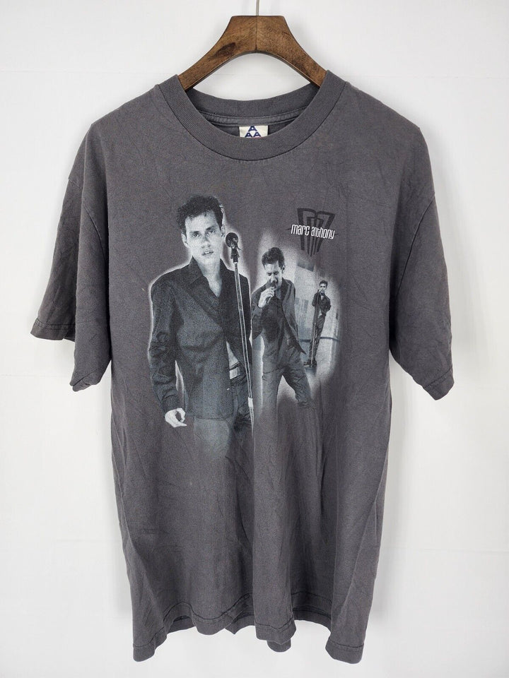 Vintage Marc Anthony Tour Shirt Size L Gray