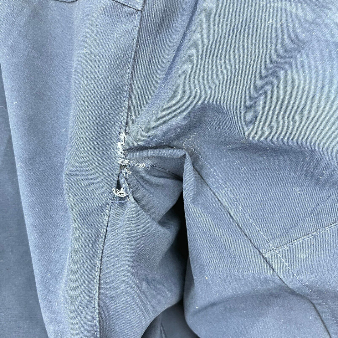 Vintage Polo Ralph Lauren Full Zip Navy Blue Fur Collar Coat Jacket Size M