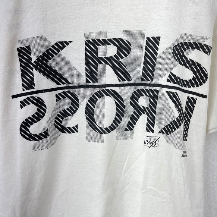 Vintage Kriss Kross DE.SSORK Definition Hip Hop Rap Women T-Shirt White Size L