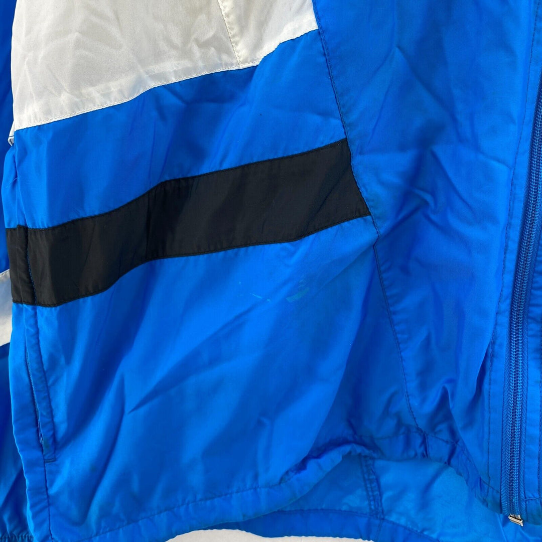 Vintage Nike Swoosh Full Zip Blue Track Jacket Size XL 90s