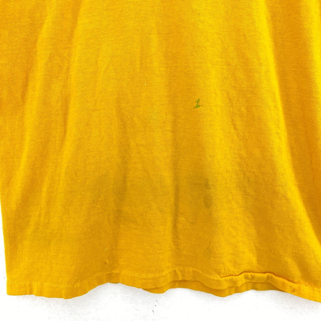 Ten Mile River Scout Camps Vintage 1960'sYellow T-shirt Size XL Kids