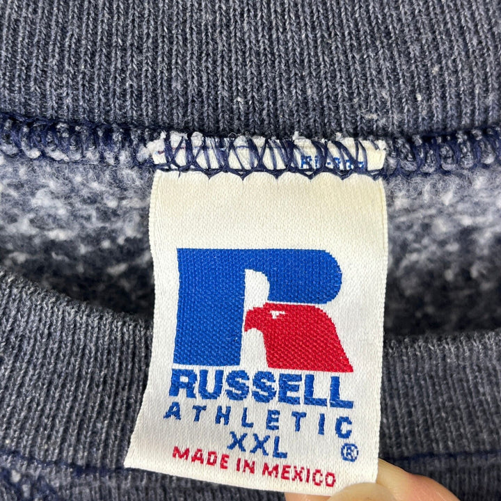 Vintage Russell Athletic Blue Crew Neck Sweatshirt Size 2XL