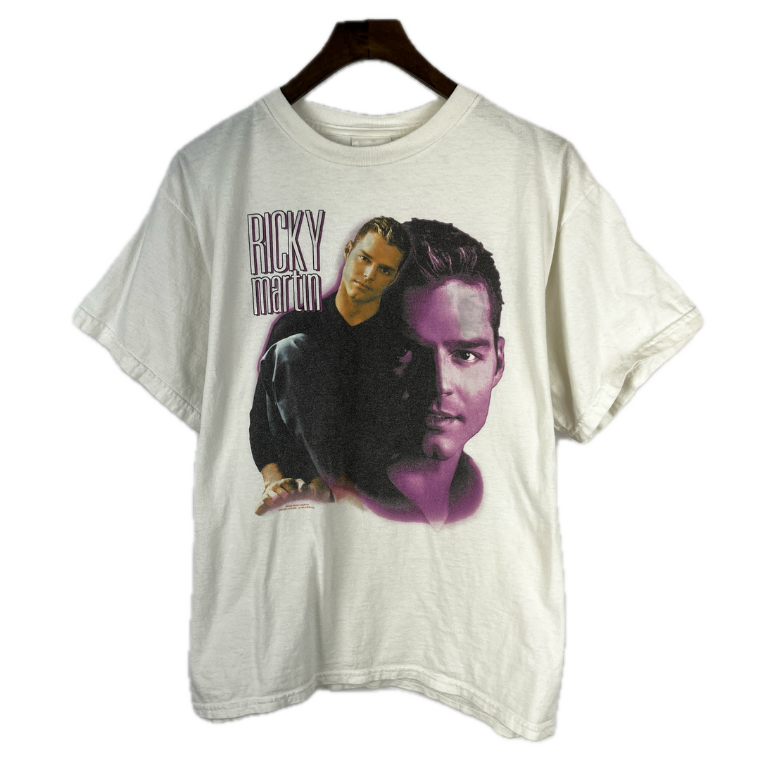 Vintage Ricky Martin T-shirt XL White Vintage 1999 Tultex