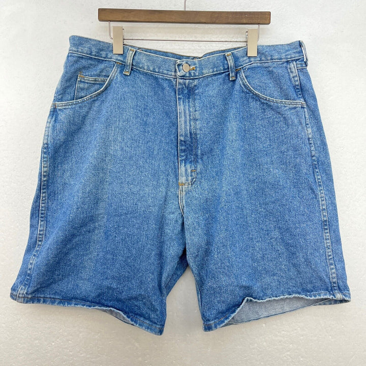 Vintage Wrangler Originals Blue Denim Short Size 40