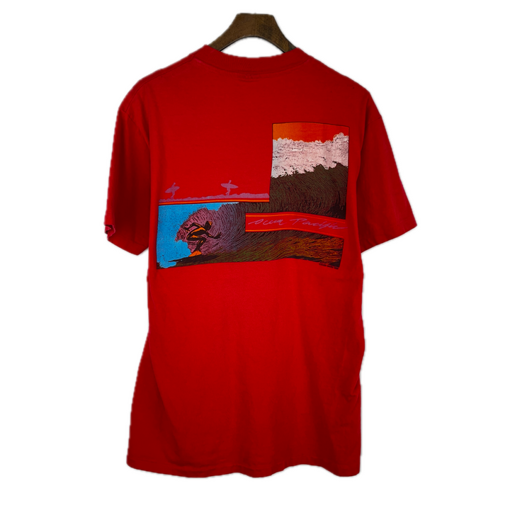 Vintage 1986 Ocean Pacific Surf T-shirt Red size M