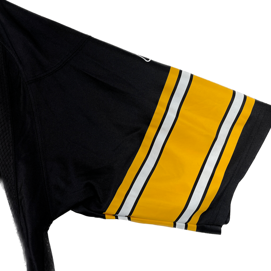 Vintage Reebok Pittsburgh Steelers #43 Polamalu Black Jersey Size S