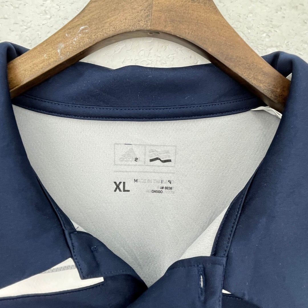 Adidas Navy Blue Golf Polo Shirt Size XL