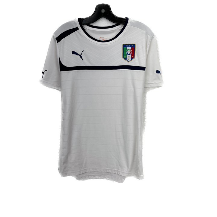 Vintage Puma Italia Soccer Football White Jersey Size L