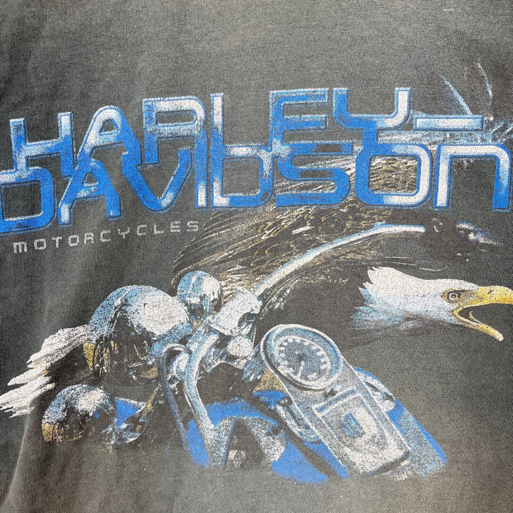 Vintage Harley Davidson Black Biker California T-shirt Size XL