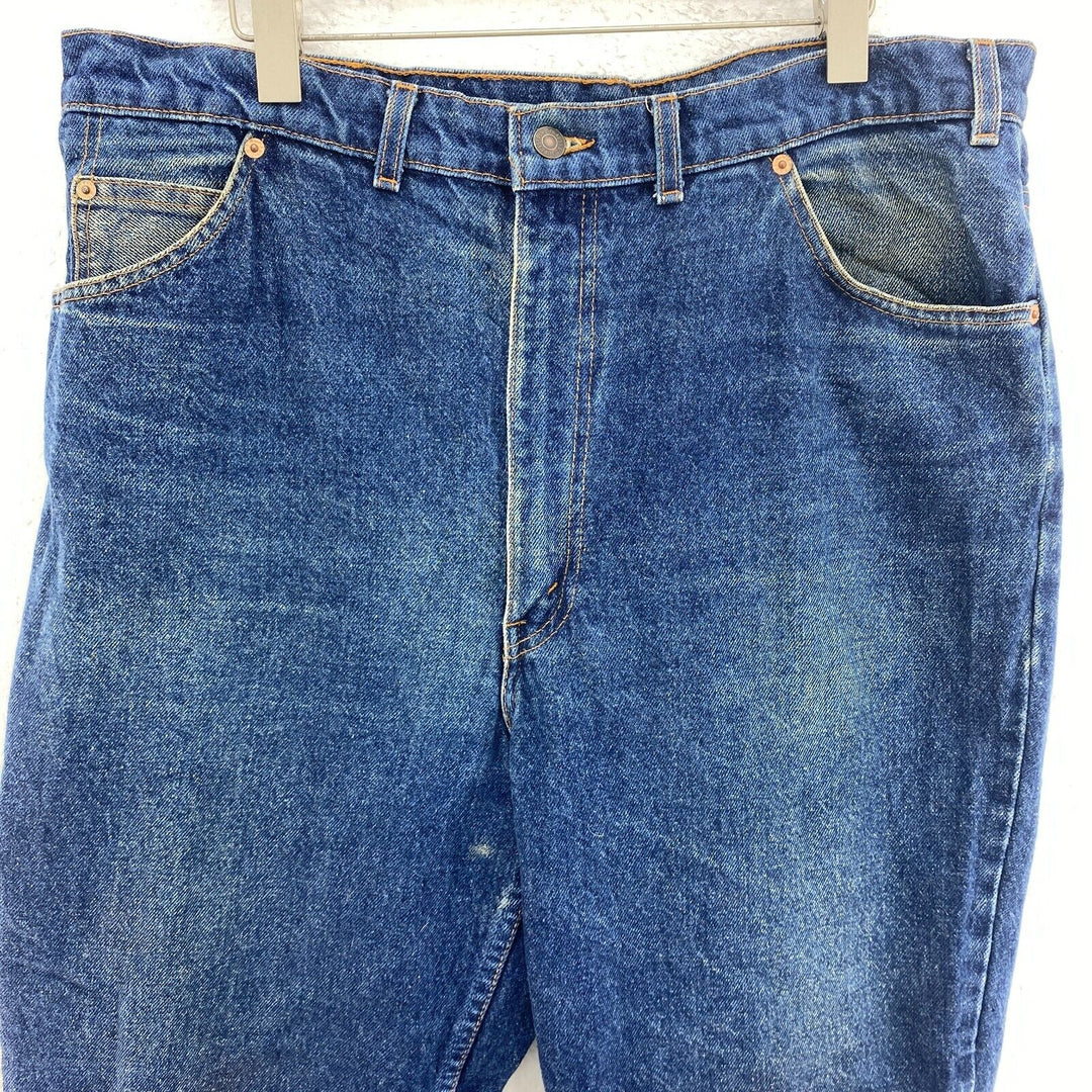 Levi Strauss 619 Orange Tab Blue Medium Wash Jeans Size 38 Straight Leg