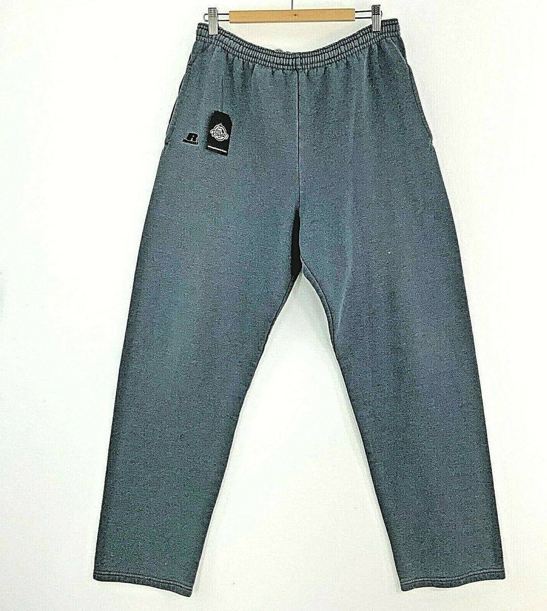 Russell Athletic Blue Sweatpant Activewear Fleece Lined 90s Size XL
