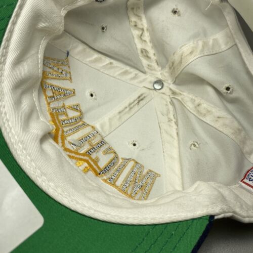 Vintage University Of Michigan Wolverines Sport Specialties White Snapback Hat