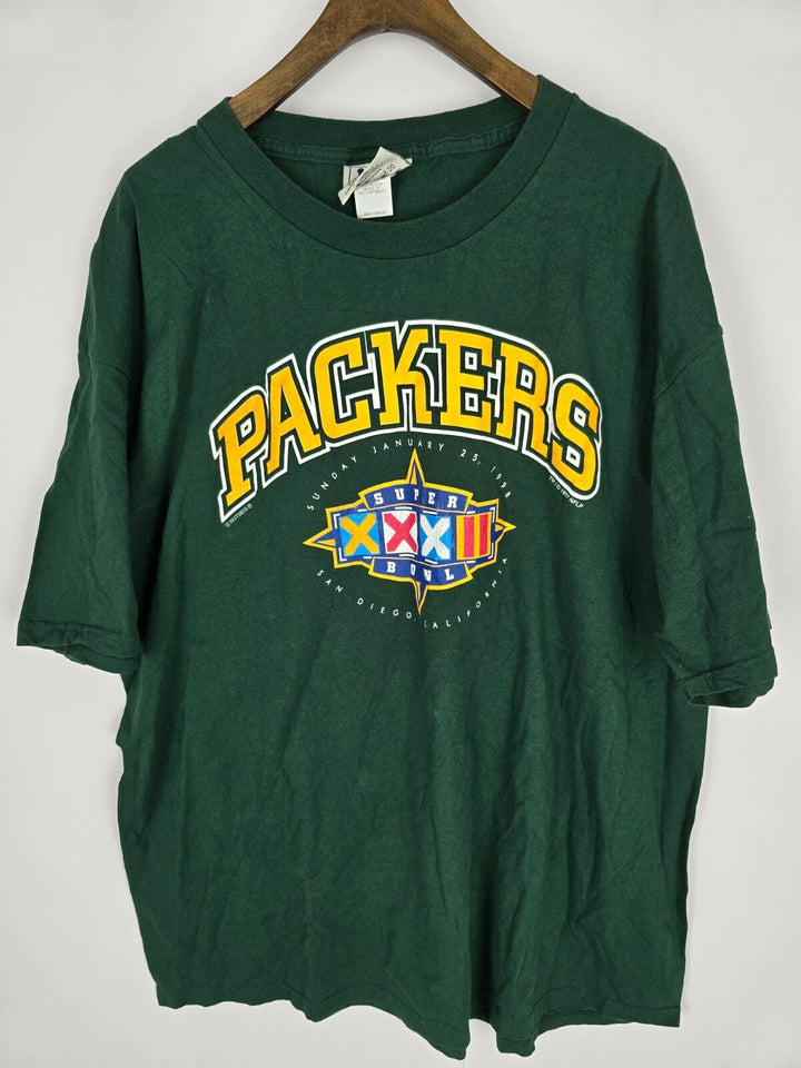 Lee Sport Vtg Green Bay Packer 1998 Super Bowl Sweater Size 2XL Men's 90s