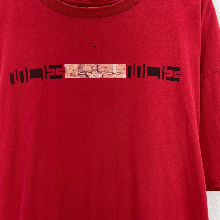 Vintage Nike Basketball Graphic Print Red T-shirt Size XL Tee