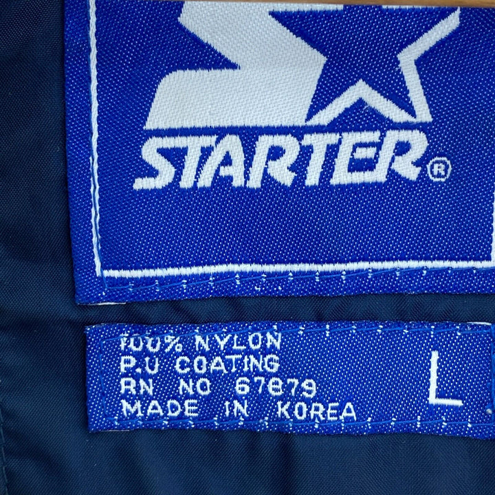 Vintage Notre Dame Fighting Irish NCAA Blue Insulated Starter Jacket Size L