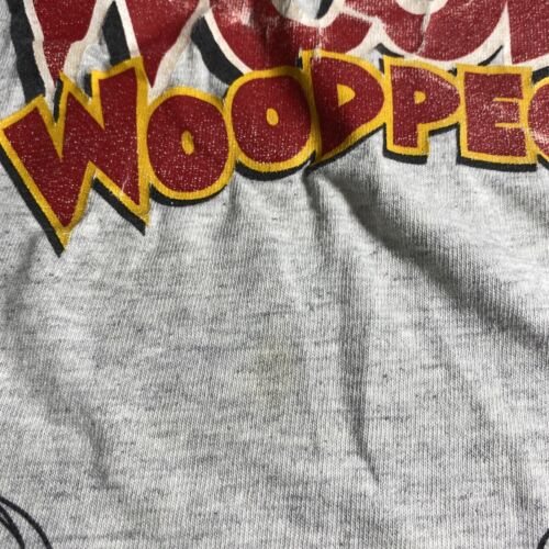 Vintage Universal Studios Woody Woodpecker All Over Print Gray T-shirt Size XL