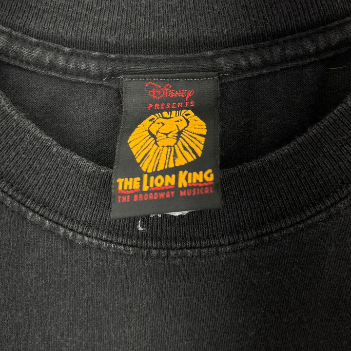 Vintage The Lion King I Am Surrounded By Idiots Black T-shirt Size M