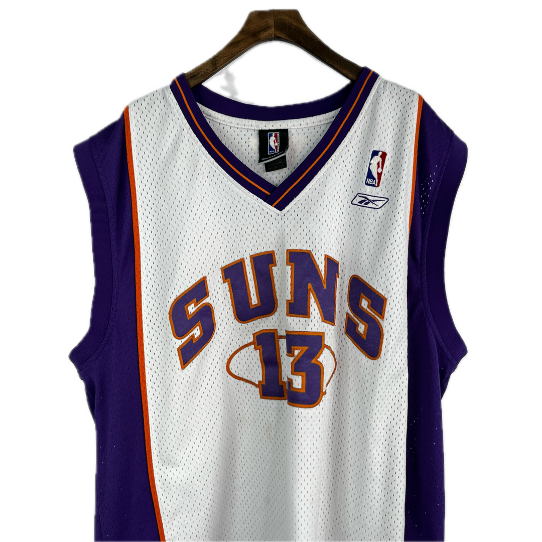 Steve Nash #13 Phoenix Suns NBA Reebok White Home Jersey Men's Size XXL