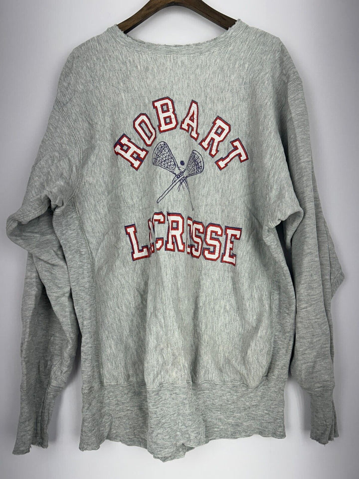 Vintage Vintage Champion Reverse Weave Hobart Lacrosse Sweatshirt XL