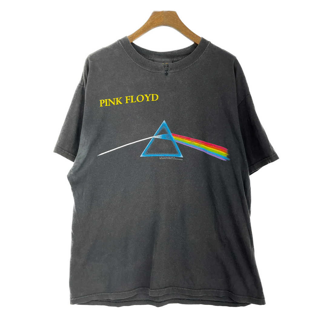 Vintage Pink Floyd Dark Side of the Moon Prism Graphic T-Shirt Size M-L Black