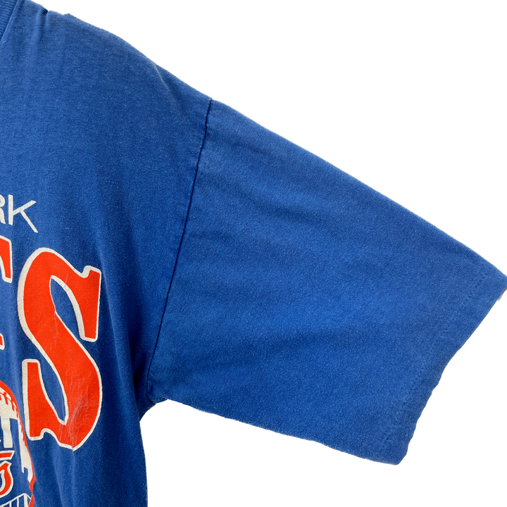 Vintage New York Mets MLB 1988 Blue T-shirt Size L Single Stitch