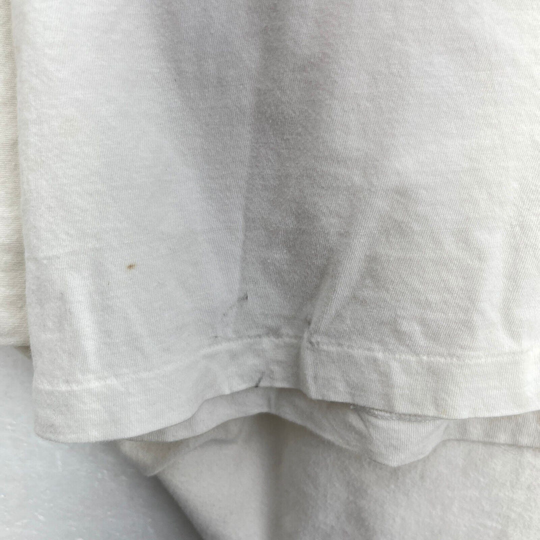 Vintage Polo Sport Ralph Lauren White T-shirt Size XL Single Stitch