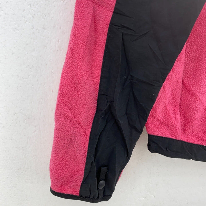 The North Face Women's Fleece Jacket Pink Full Zip Up Size S