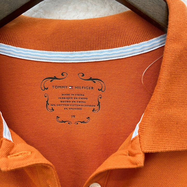 Tommy Hilfiger Orange Polo Shirt Size 1X NWT