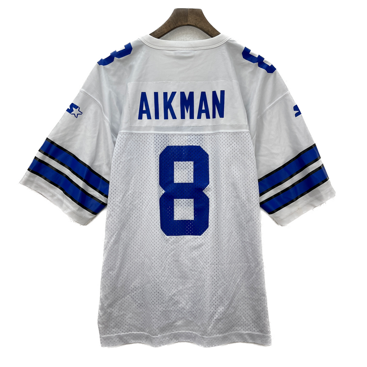 Vintage Starter Dallas Cowboys NFL Troy Aikman #8 Football Jersey Size XL Youth