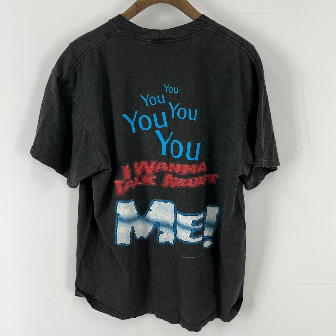 Vintage Screen Play 2001 Toby Keith I Wanna Talk About You Graphic Shirt Size L