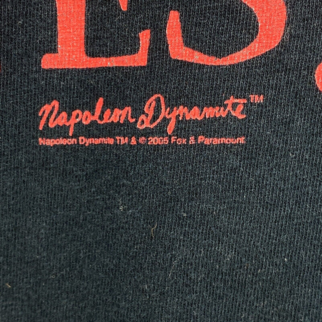 Napoleon Dynamite Heck Yes Promo Film Comedy 2005 Black Vintage T-shirt Size M