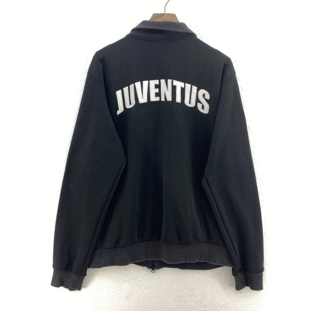 Vintage Nike Juventus Football Full Zip Black Track Jacket Size L