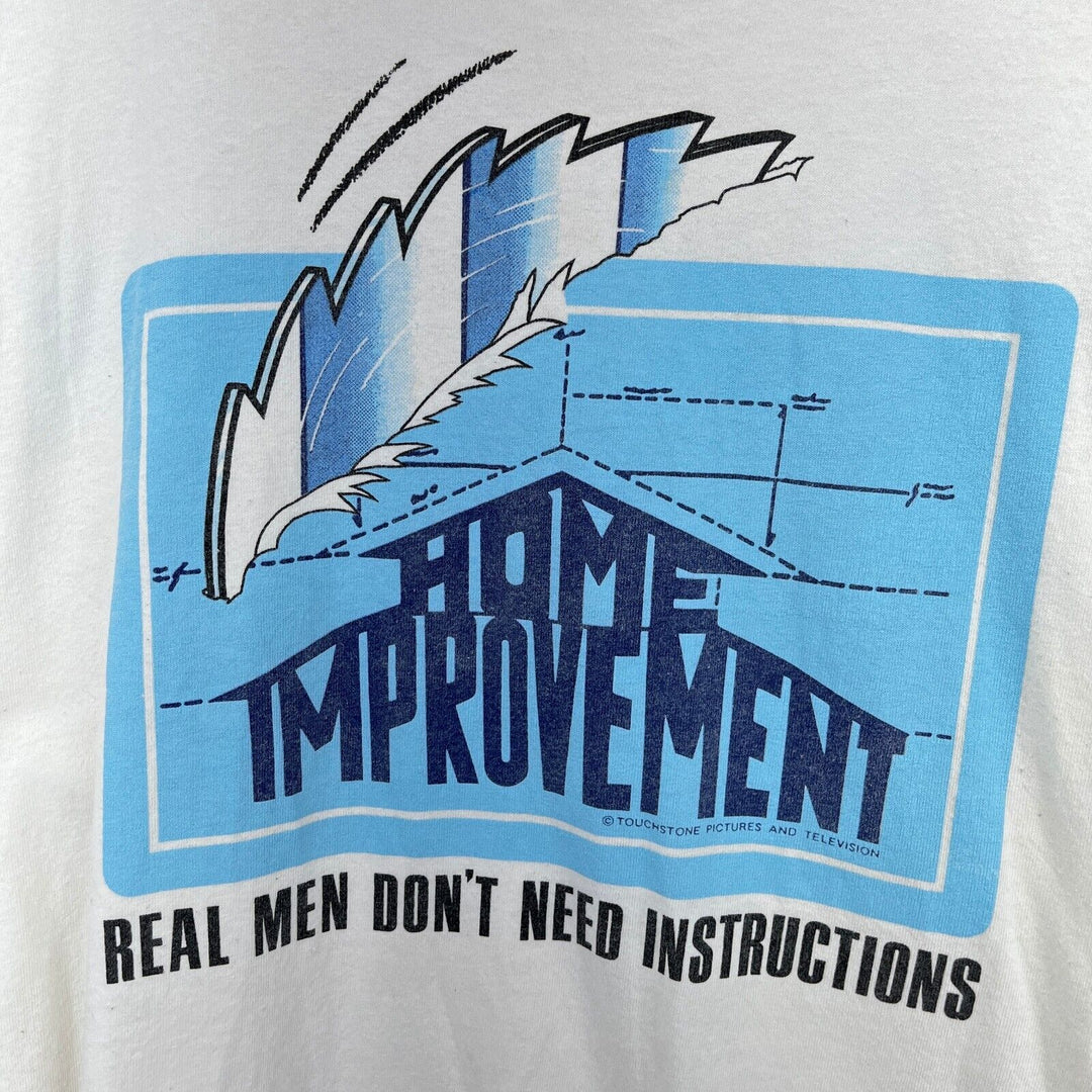 Vintage Home Improvement Real Men Don't Need Instructions Size XL