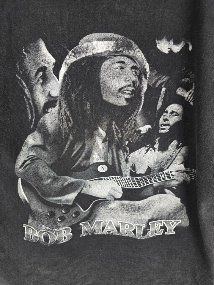 Vintage Bob Marley T Shirt Reggae Hip Hop Dance Double Sided Rap Tee XXL