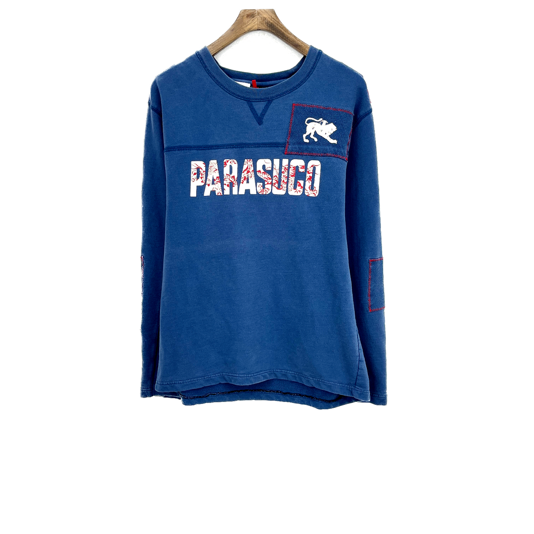 Vintage Parasuco Crew Neck Navy Blue Sweatshirt Size M