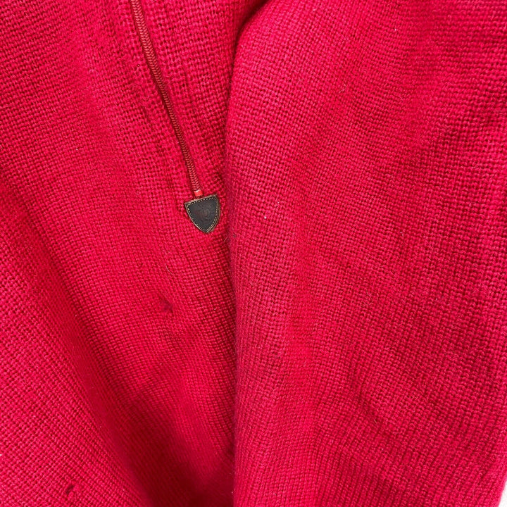 Vintage Patagonia Alpiniste 1/4 Zip Fishermen Fall 1997 Zip Red Sweater Size L