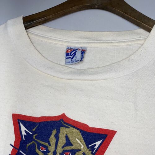 1993 Florida Panthers Hockey The Game Vintage T-shirt Size L White NHL 90s