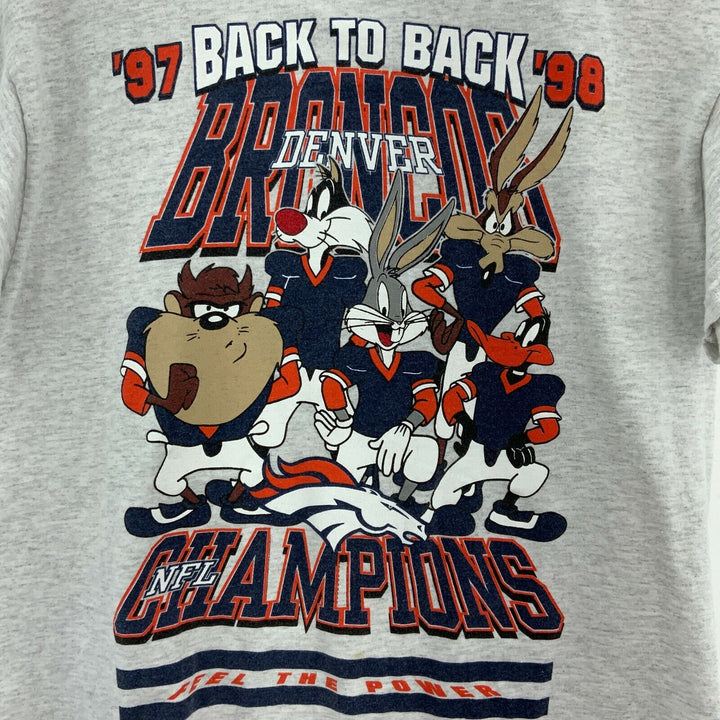 Denver Broncos NFL Vintage Kids' Gray T-shirt Champ Size XL