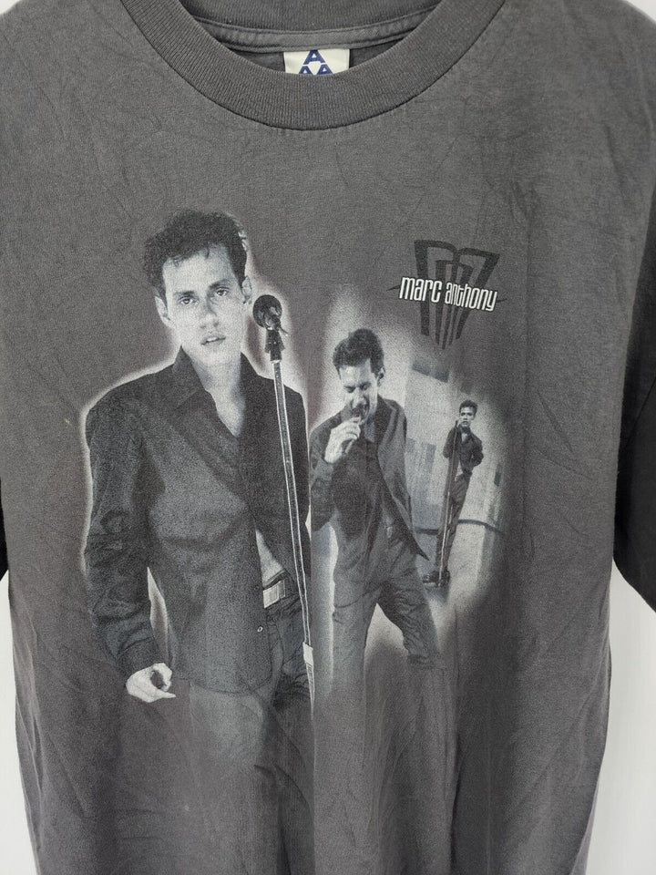 Vintage Marc Anthony Tour Shirt Size L Gray