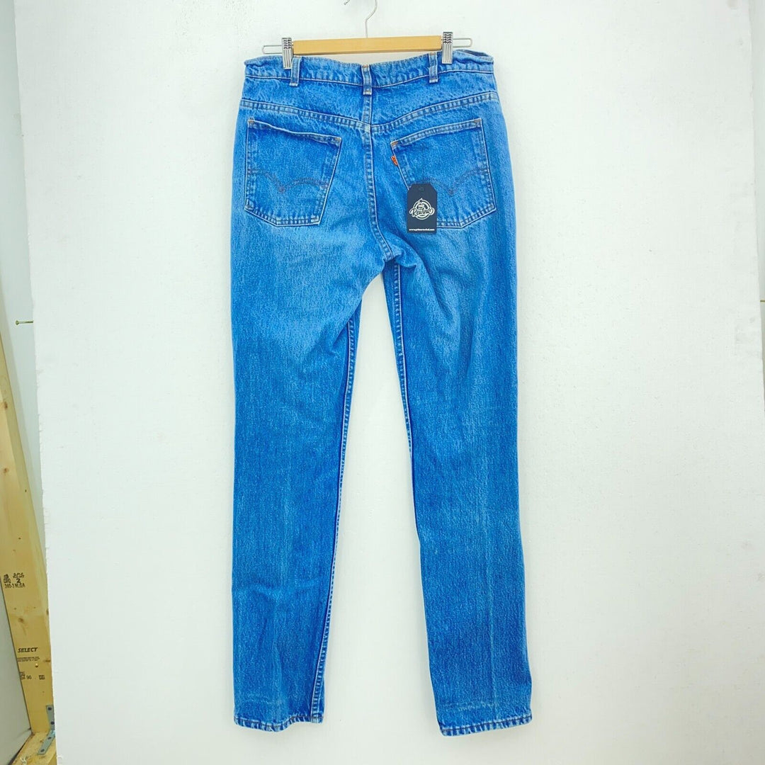 Levi's Orange Tab Medium Wash Blue Vintage Jeans Size 34 x 34 Slim Straight