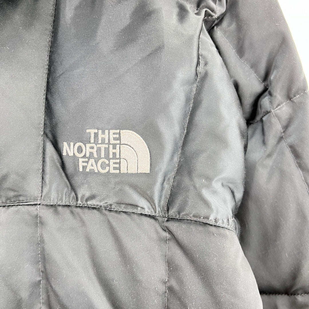 Vintage The North Face Full Zip 600 Long Puffer Dark Gray Jacket Size M Women's