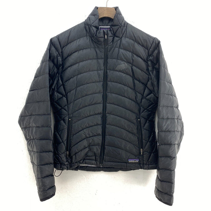 Patagonia Full Zip Black Vintage Puffer Jacket Size S Women's
