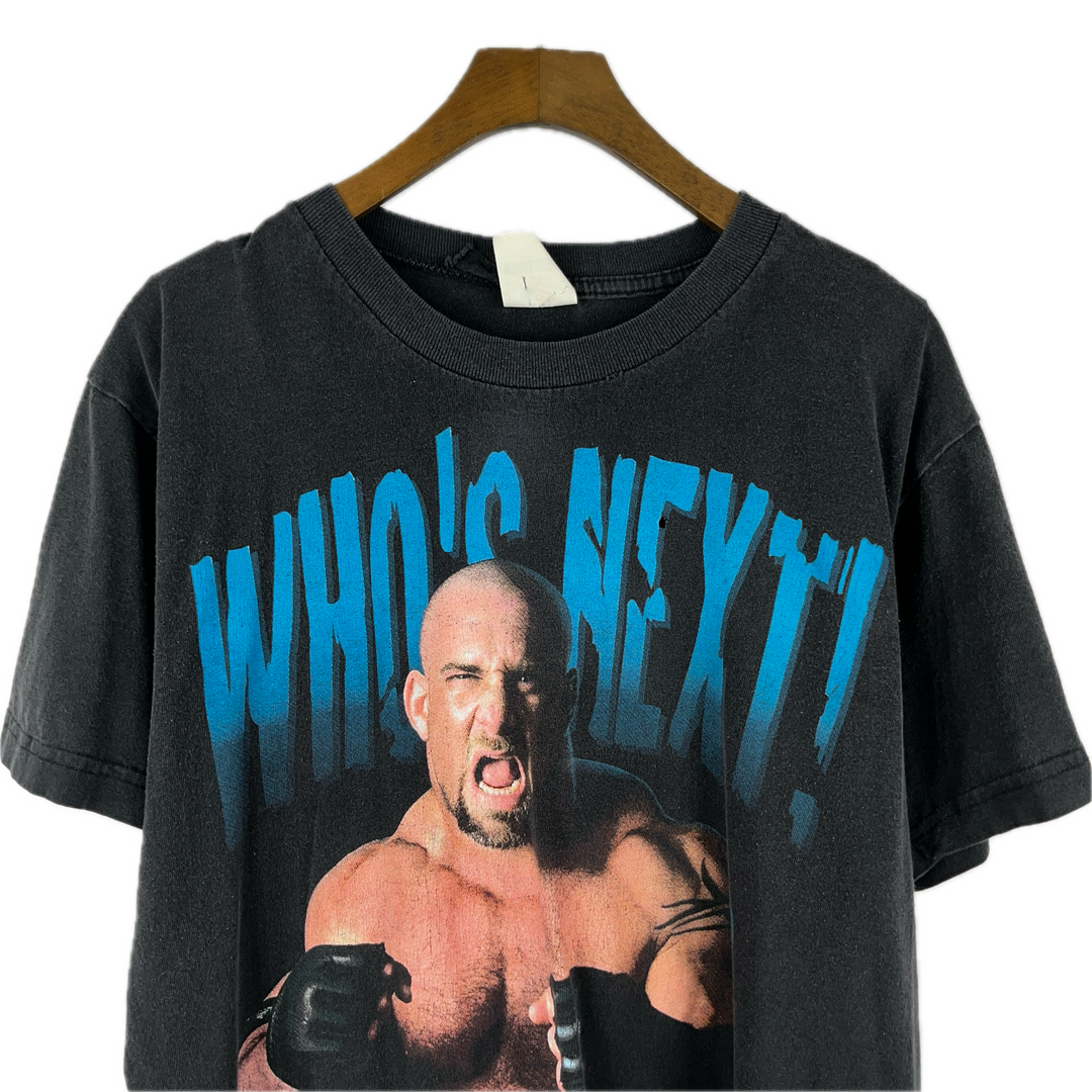 Vintage 1998 WCW Wresting Goldberg Who's Next Black T-shirt Size M