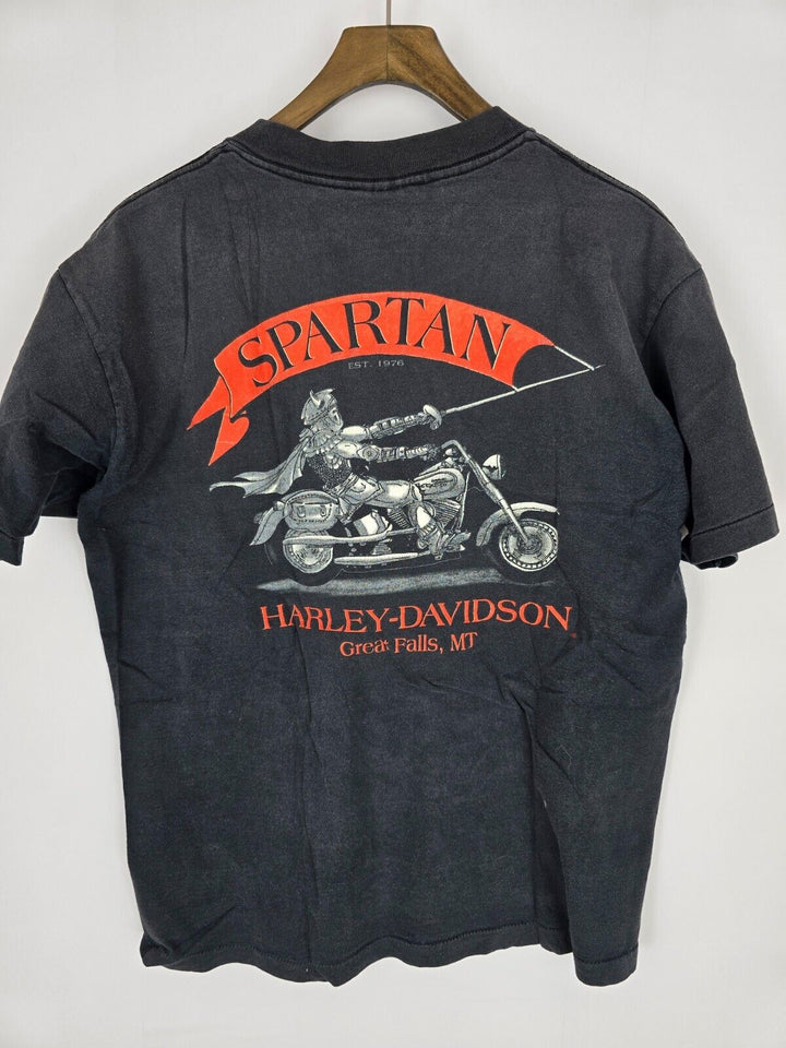 Vintage Harley Davidson Spartan Great Falls Montana T-shirt Med 1992