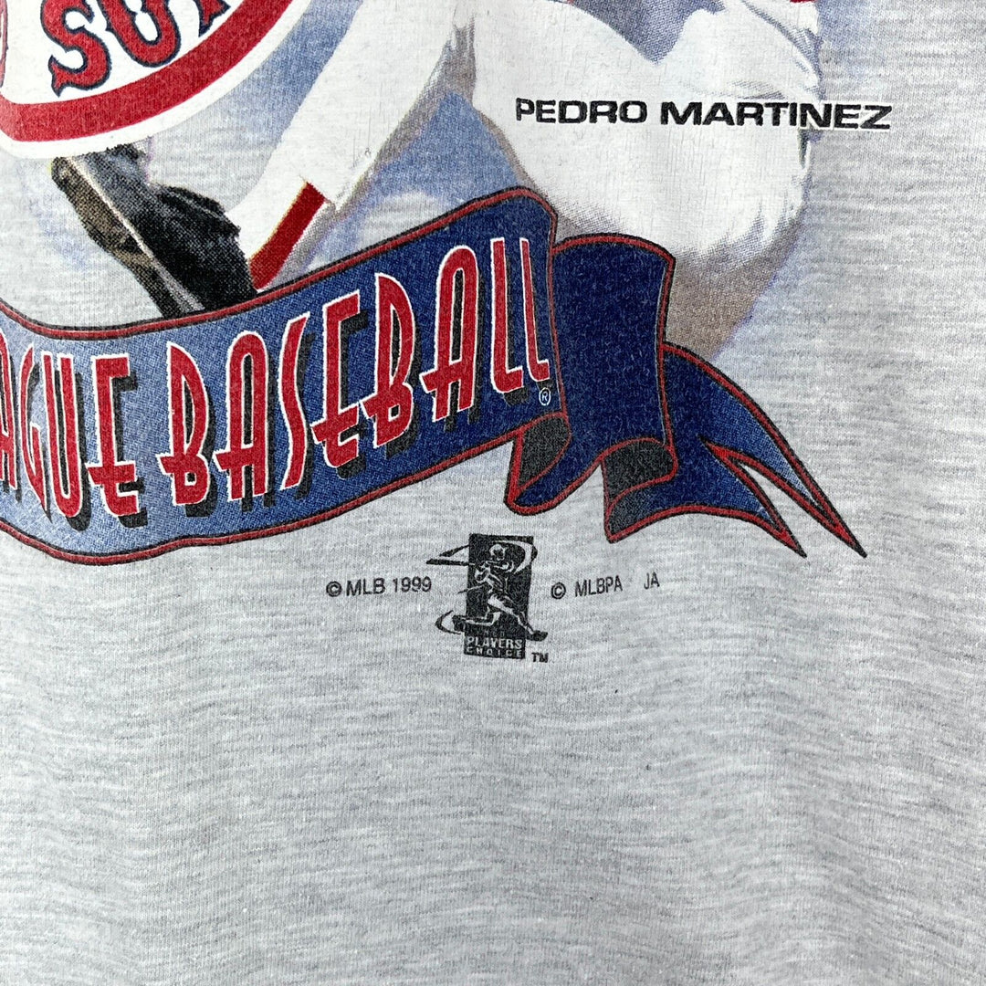 Vintage Red Sox MLB Baseball Gray T-shirt Size L