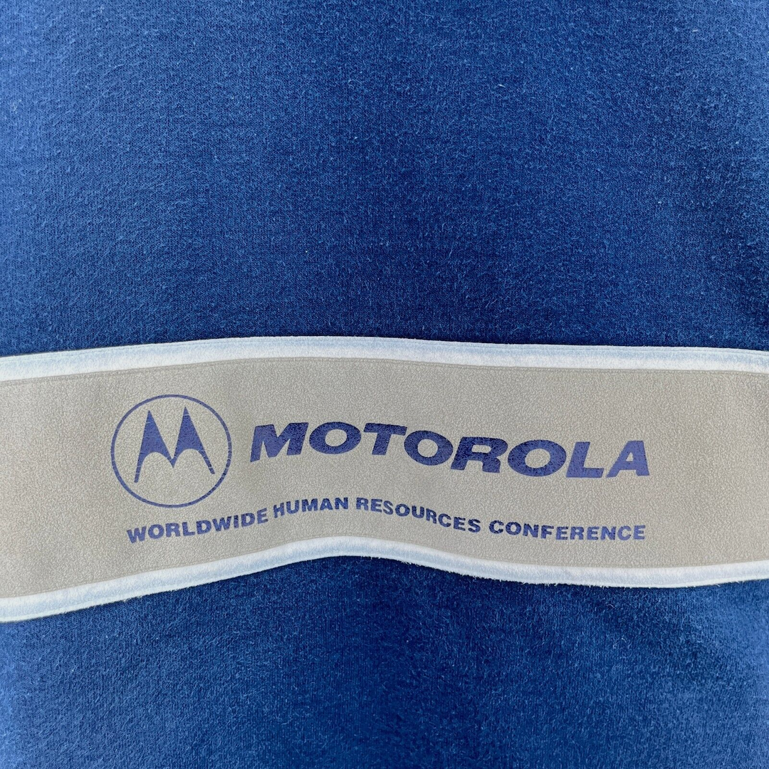 Vintage Motorola Telecommunications Navy Blue Sweatshirt Size XL