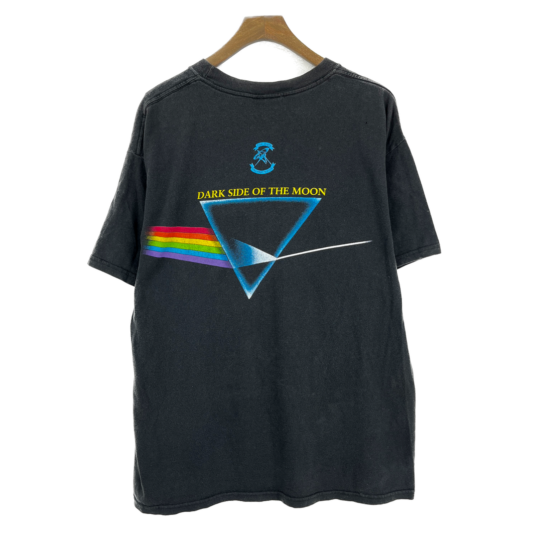 Vintage Pink Floyd Dark Side of the Moon Prism Graphic T-Shirt Size M-L Black