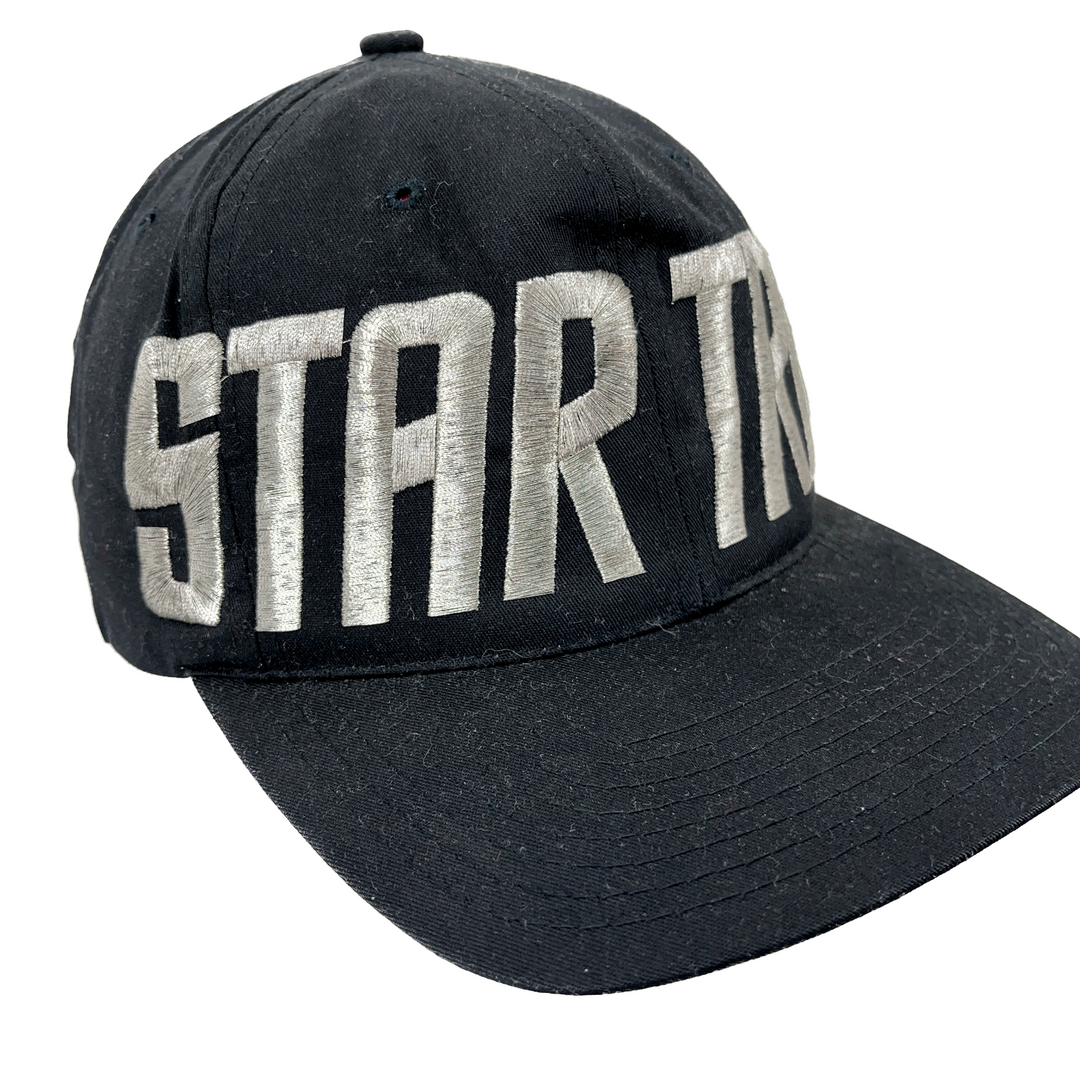 Vintage Star Trak V The Final Frontier Black Snapback Adjustable Hat Cap